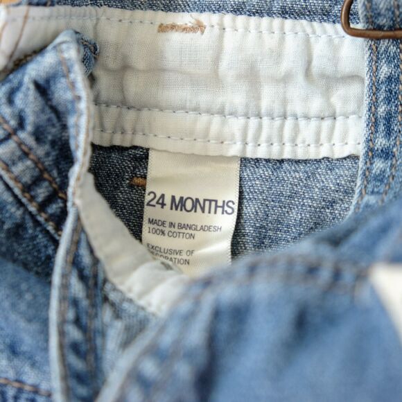 Oshkosh B'gosh Shortall Skirt Baby Sz 24 months‎ Skirt Embroidered Ruffles - Picture 4 of 8